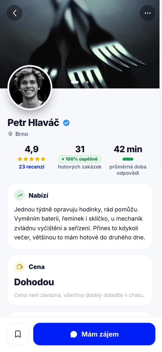 Karta člověka v aplikaci Makej — co nabízí, cena a hodnocení